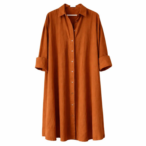 Robe chemise en Lin Maison Soraya
