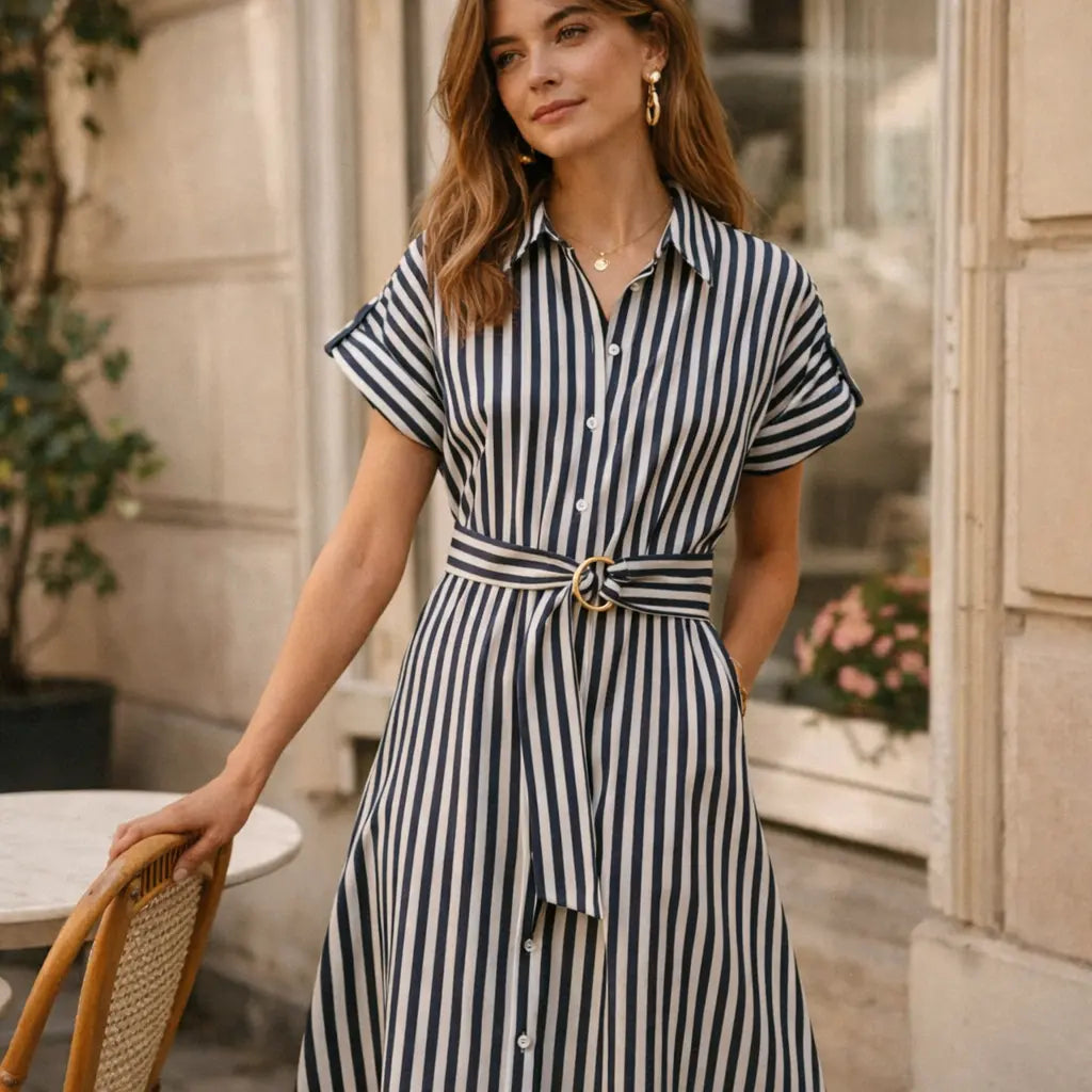 Robe rayée - 50 € Maison Soraya
